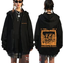 Rock Band Type O Negative Suspended in Dusk Essential Zipper Hoodie Men Women Casual Vintage Zip Up Jacket Male Oversize Hoodies