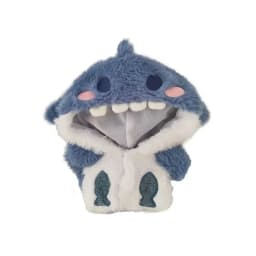 Playing House Toy Accessories Fox Wolf Bear 20cm Doll Clothes One-piece Garment Jumpsuits With Tail Cartoon Animal Outfit