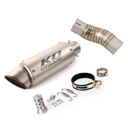 51MM For CFMOTO 450SR 450NK 2022-2025 Motorcycle Exhaust Tips Mid Link Pipe Stainless Steel Muffler Slip On DB Killer