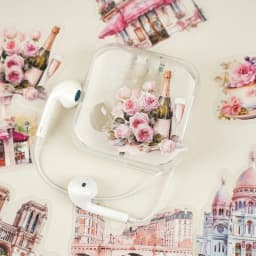 30pcs/pack PET Clear Sticker Bag Travel Around World London Paris Swiss Thai Maldives Landscape Journaling Scrapbook Collages