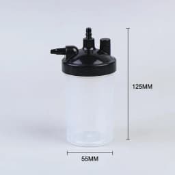 New Plastic Oxygen Bubbler Bottle Humidifier Water Humidification Bottle For Oxygen Regulator Concentrator Tool Accessories