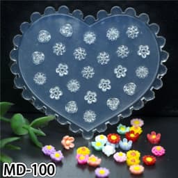 SNASAN Tiny Flower Heart Dolphin Gemstone Beauty Nail Art Resin Silicone Mould DIY Handmade Tool Small Beads Resin Silicone Mold