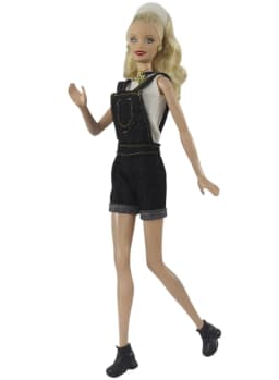 Suspender Jeans Doll Clothes 1:6 Scale Outfit for 11.5 Inch 30cm Doll Many Style for Choice Gifts for Girls Doll Accessories