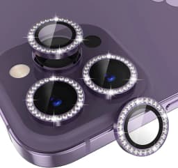 Glitter Diamond Camera Lens Protector Cover for iPhone 17 Air 16 E 16E 16Pro 15 14 Pro Max Plus 13 12 Mini 11 14Pro 13Pro