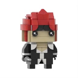 Bricklink MOC Game Fantasyed Action Figures Zack Fair Tifa Aerith Cloud Mog Bricks Sets Building Blocks Kid Toys Christmas Gift