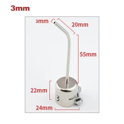 BGA 850 Series Universal Hot Air Gun Nozzle Extension Elbow Desoldering Station With Nozzle BGA Universal 3/4/5/7/ 6/ 8/10/12mm