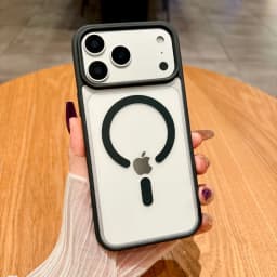 Luxury Magnetic Colorful Border Clear Case For iPhone 17 Air 16E 15 14 Plus11 12 13 17 Pro Max For Magsafe Wireless Charge Cover