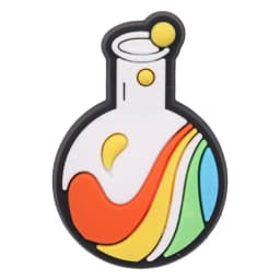 1-17Pcs PVC Science Lab Equipment DIY Shoe Charm Children Button Clog Test Tube Sandals Decorations Birthday Gift