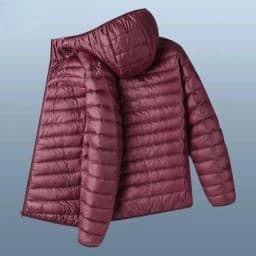 2024 New Light and Thin Down Cotton Men's Stand-up Collar Hooded Thermal Jacket winter jacket men