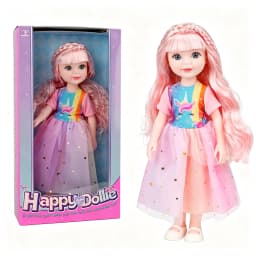 1Pc Soft Vinyl Princess Doll Gift Box with Outfits, cute dress-up figure, gentle pretend play birthday & holiday gift for girls