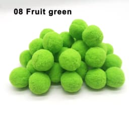 Mini Fluffy Soft Pom Poms 8/10/15/20/25/30mm Pompoms Ball Handmade Kids Toys Wedding Christmas Decor DIY Sewing Craft Supplies