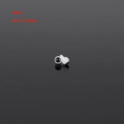 4mm 6mm 8mm 10mm Glass Eyes Eyeball Handle Style Black DIY Making Crafts Accessories Black Pearl Eyes For BJD /for OB11 Dolls