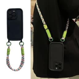 Crossbody Lanyard Silicone Phone Case For iphone 17 Air 16E 16 15 14 13 12 11 Pro Max Plus Soft Back Cover