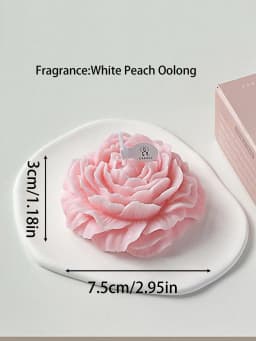 3D Peony Aromatic Candle Creative Flower Shape Aromatherapy Wedding Decor Gifts Box Valentine's Day Scented Souvenir Ornament