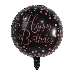 50pcs 18inch Round Foil Balloon Happy Birthday Inflatable Foil Helium Balloons Birthday Party Decoration Kids Toys Air Globos