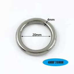 2/5Pcs 15-50mm Stainless Steel O D Ring Buckles Handbag Strap Connector Rings Leather Craft Clasp Carabiner Belt Hook Bag Parts