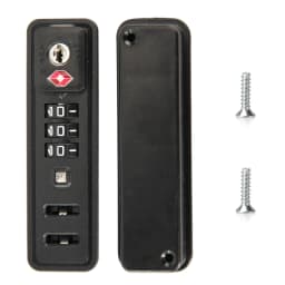 TSA007 Luggage Locks Replacement Built-in Suitcase 3 Digit Combination Resettable Anti-Theft Travel Security Repair Lock 1/2Pcs