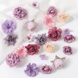 1Bag Artificial Flower Head For Home Room Wedding Decoration Handmade Craft Wreath Christmas Tree Decor 2025 Navidad Supplies