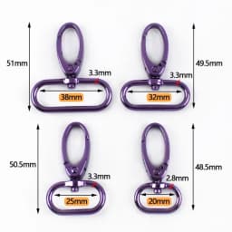 5/10Pcs 20-38mm Metal Hook Buckle for Bag Strap Swivel Lobster Clasp Dog Collar Carabiner Clip KeyChain Fastener Accessories