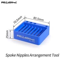 Risk Spoke Tool Spoke Nipples Arrangement Tool fit to 13G/14G/15G Spoke Nipples within17mm Road Bike Mountain Bicycle