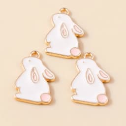 10pcs 13*17mm DIY Enamel Mini Cat Charms for Necklaces Pendants Earrings Cute Animal Charms Handmade Jewelry Making Accessories