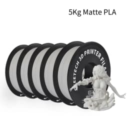 Geeetech 5kg Matte Filament PLA 1.75mm, 3d printer Material polylactic acid, frosted texture, Vacuum packaging