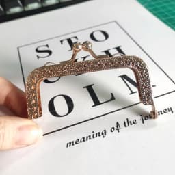 10 Pcs/Lot 8.5 CM Antique Bronze Silver Square Metal Purse Frame Knurling Straight Edge Kiss Clasp DIY Bag Accessory