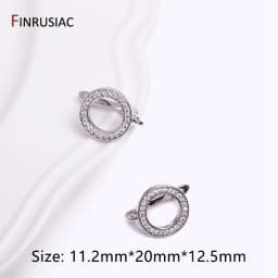 Earring Making Supplies Gold Plated Zircon Earwire Earring Hooks DIY Women Earring Jewelry Making Accessories Wholesale