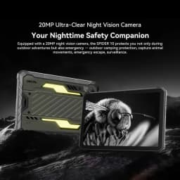 Blackview OSCAL SPIDER 10 Rugged Tablet 11” HD+ IPS 8GB 256GB 20000mAh 16MP Rear Camera Android 15 GPS GLONASS BeiDou Galileo