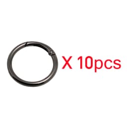 5-30pcs O Rings Metal Bag Buckles 16-38mm Openable Spring Clasp Carabiner Clip Snap Hook Keychain for DIY Handbag Accessories