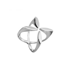 Punk Silver Color Unique Ring for Women Jewelry Finger Adjustable Vintage Cross Flower Ring for Party Birthday Gift