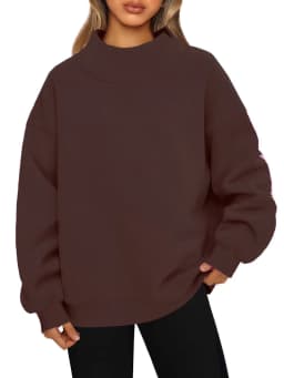 Womens-Oversized-Mock-Neck-Sweatshirt-Shoulder-Cut-Out-Design-Solid-Color-Long-Sleeve-Autumn-Lazy-Fit-Casual-Commuter-Pullover-T