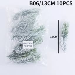 10/20Pcs Mini Artificial Pine branches DIY artificial fir branch Decoration Gift Candy New Year Christmas Decoration 2022