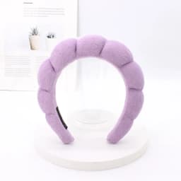 Women Girls Sponge Co Spa Makeup Bubble Terry Cloth Headband Puffy Retro Hair Bands Soft Hairband Headwear