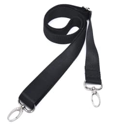 1pcs Black Adjustable Nylon Shoulder Bag Belt Replacement Laptop Crossbody Camera Strap 120x2.5cm