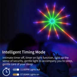 LED String Lights USB 5V RGBIC Strip Lights for Festival Wedding Christmas Party Decor Music Sync Dream Meteor Lamp