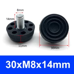 M6 M8 M10 Adjustable Leveling Chair Leg Feet Furniture Mat Screw-in Base Sofa Bed Cabinet Table Floor Protector Anti-slip Pad