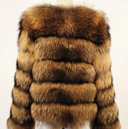 Style Real Fur Coat 100% Natural Fur Jacket Female Winter Warm Leather Fox Fur Coat High Quality Fur Vest