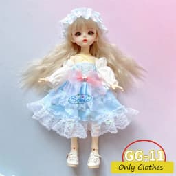 Cute GG Series Pretty Personalized Clothes for 30 cm 1/6 Bjd Byte Doll DIY Dress Up Clothing Skirt Casual Suit Socks Accessories