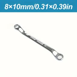 1pc Chrome Vanadium Steel Dual Head Dual-purpose Plum Wrench Auto Repair Wrench Tool Eye Wrench Repair Hardware Tool Plum Wrench