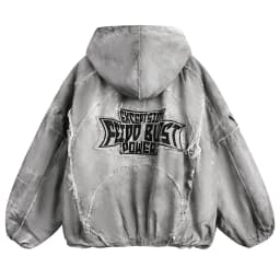 Vintage Men Winter Jackets Thicken Warm Parkas Coat Streetwear Harajuku Hip Hop Oversized Padded Jackets Retro Hooded Jackets