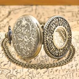 Retro Bronze Steampunk Openwork Flip Quartz Boys' And Girls' Student Necklace Commemorative Pocket Watch