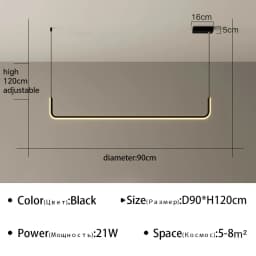 Modern LED Ceiling Chandelier for Living Room Table Dining Room Ceiling Pendant Lamps Home Decorative Lighting Fixture Lustre