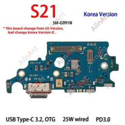 AiinAnt Dock USB Charger Board Connector Charging Port Flex Cable For Samsung Galaxy S21 Ultra Plus FE S21+ G998B G996U G991B