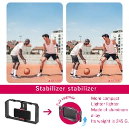 Ulanzi Lino Universal Smartphone Cage Protective Case with Side Handle Rig for IPhone16 15 14 13 12 Pro Max Samsung Xiaomi OPPO