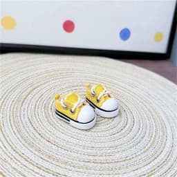 3.5cm Doll Canvas Shoes Leather Shoes For 15 17 cm For Labubu Doll Mini 1/6 BJD OB27 10cm Cotton Doll Clothing Outfit Accessory