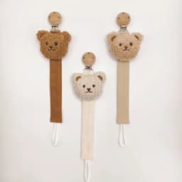 1/2pcs Baby Pacifier Chain Clips Holders Anti-drop Chain Cartoon Stuffed Bear Teething Clips Teether Toy Soother Pacifier Strap