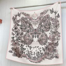 Silk Scarf Women Trees Printed Square Scarves Head Echarpes Silk Foulards Femme Wraps Beach Shawls Bandana Lady Hijabs 90CM