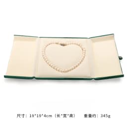 Pearl Necklce Gift Box Velvet Necklace Packaging Box Ring Holder Display Showcase Pendant Organizer