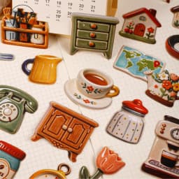 JIANWU Warm Things Small Collection Series Vintage Life Flower Landscape Material Collage Sticker Creative  Journal Stationery